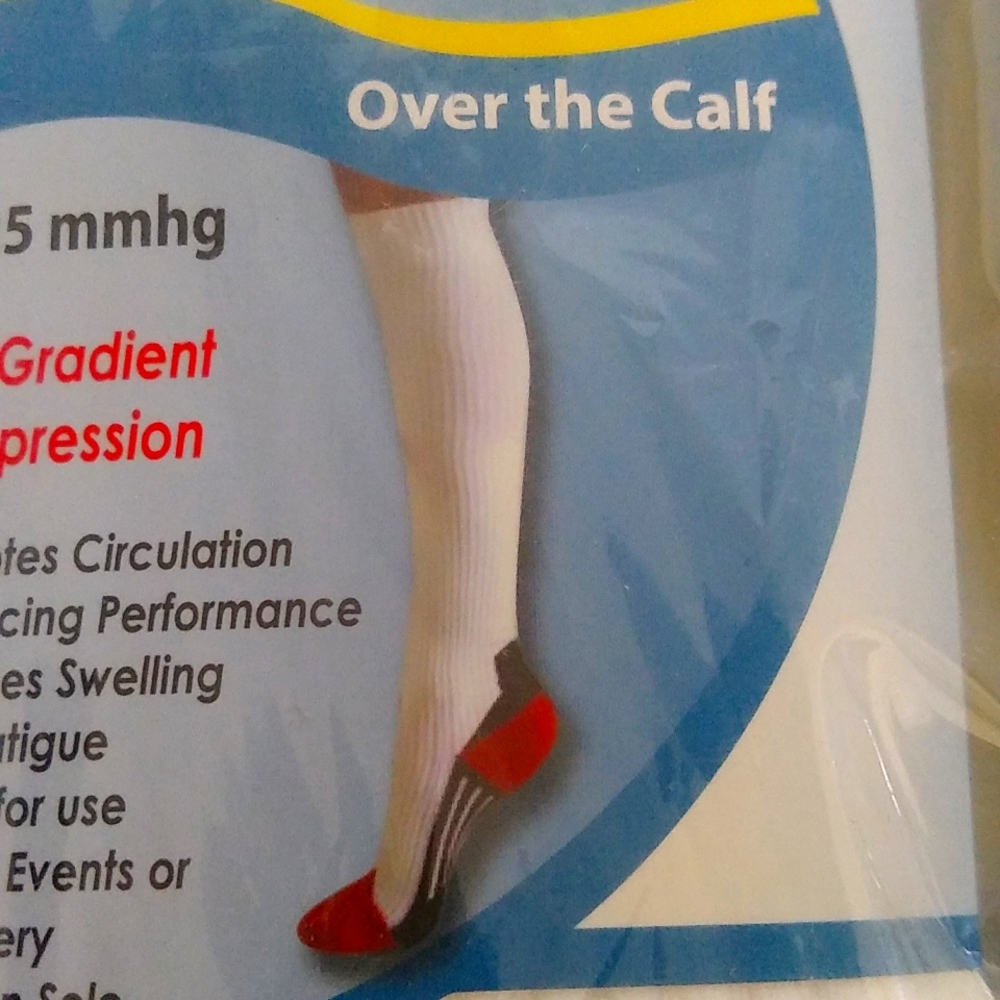 2 pairs Compression Socks size medium